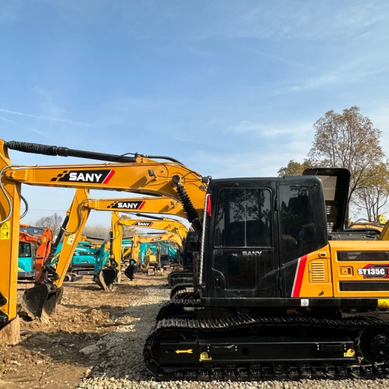 SANY Customized Hydraulic System Japan Imported Isuzu 4JJ1 Gear Bearing & Gearbox Core Components 10 Ton Operating Weight-SY135