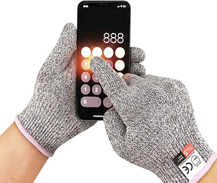 
Mechanic General Utility Breathable Construction Work Gloves Touch Screen Cut Resistant Gloves 