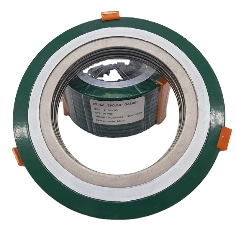 Wholesale Flat Ring Joint Gasket SS304 SS316 stainless steel Graphite Packing Spiral Wound Gasket Seal Flange Gaskets