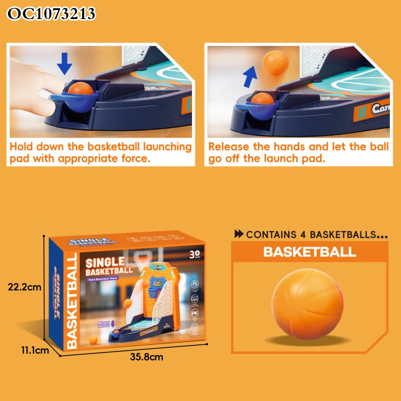 Plastic sport shooting tabletop finger basketball game machine toys for kids
