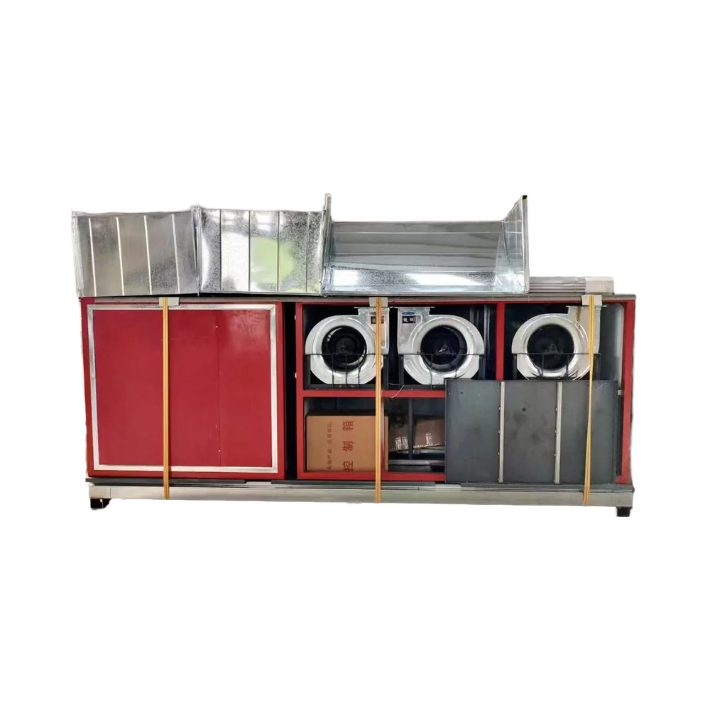 Portable Airbrush Spray Booth with LED Lighting and Diesel Burner Heating System for Painting and Baking