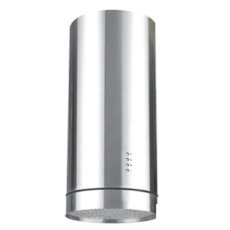 Factory directly wholesale modern novel design low price high quality island mounted round range hood