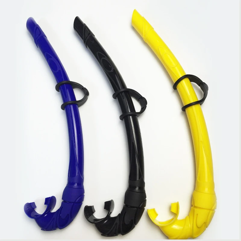
Spearfishing freediving snorkeling soft tube silicone snorkel Foldable 100% silicone snorkel for dive direct 