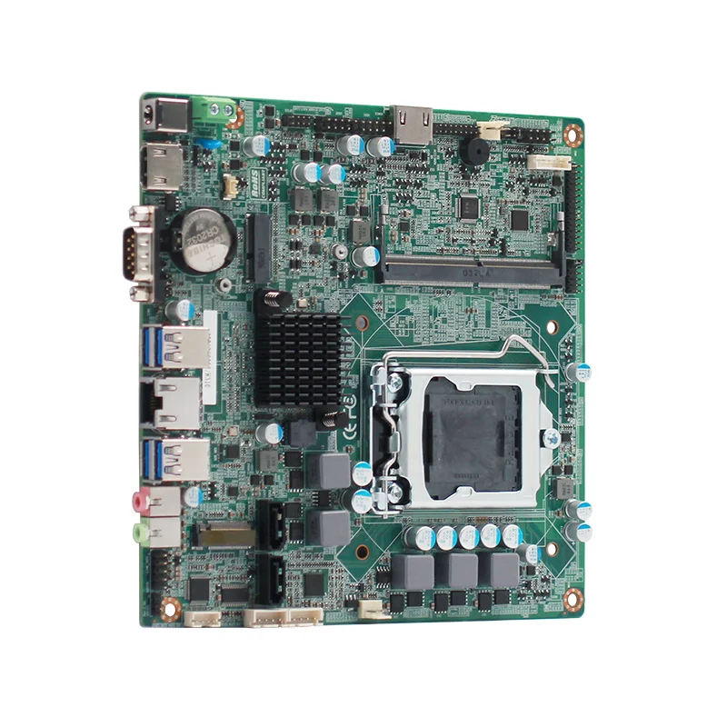 Zunsia Industrial Motherboard Intel 8th 9th LGA1151 Core i3 i5 i7 Pentium CPU H310 PC Board Mini Itx Motherboard with Sim Slot