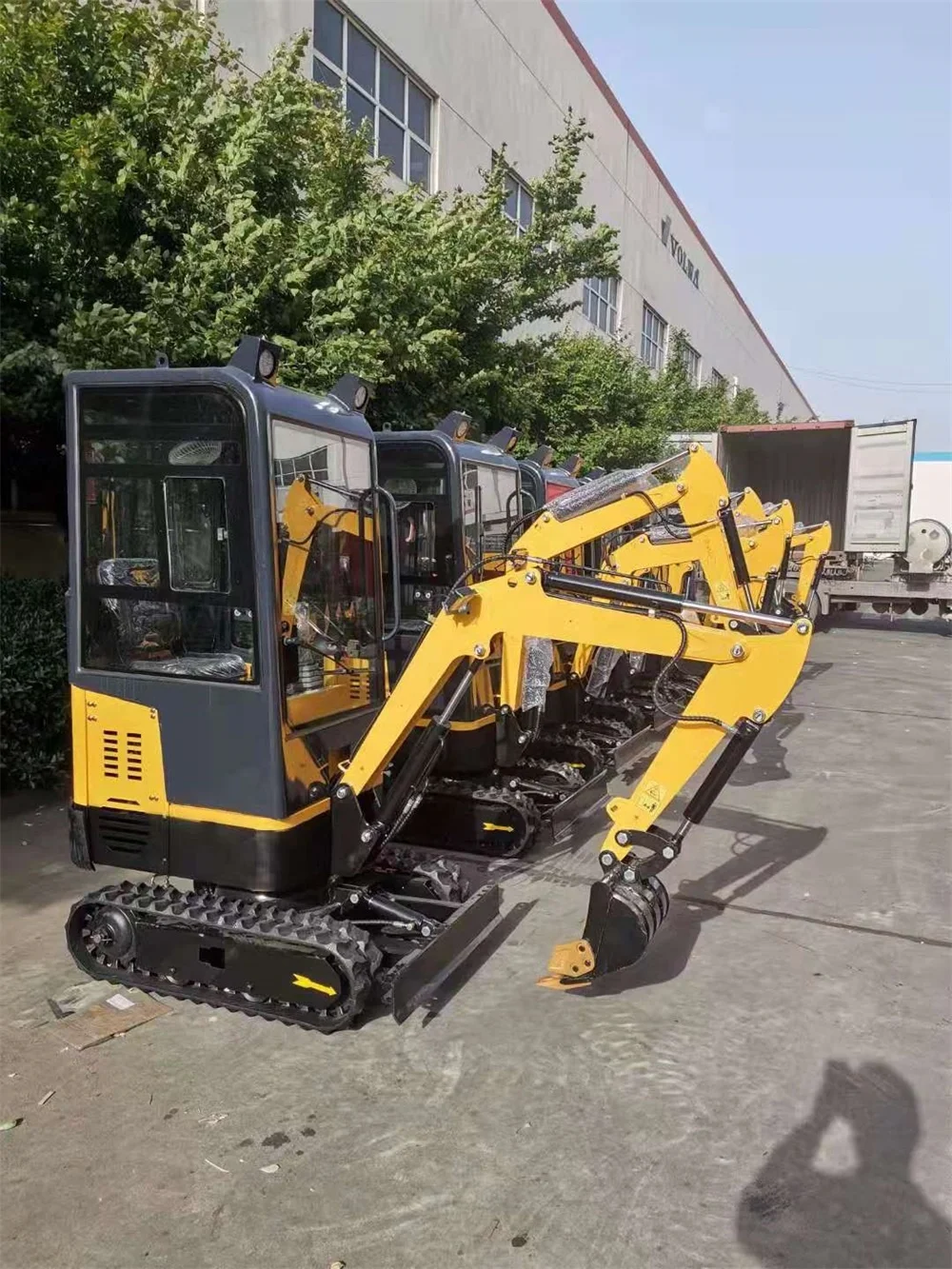 Cheap Home Use Factory Direct Supply 885kgs Diesel Or Epa Gasoline Engine Kv10 Mini Excavator