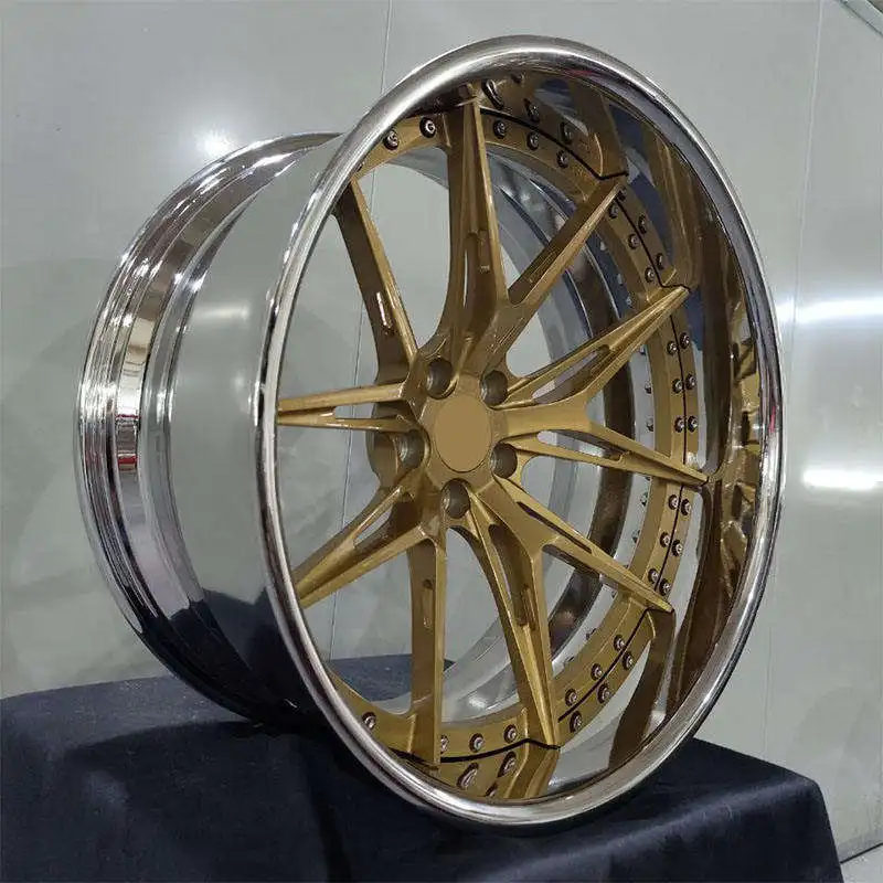 Various models customized lightweight rim 2 piece forged concave alloy wheels for VW Volvo