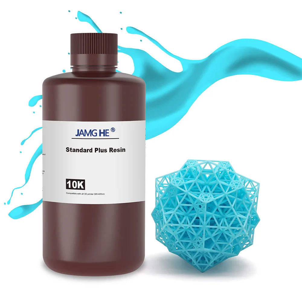 Jamghe 10K Standard Plus 3D Printer Resin 405nm for 2k 4K 6k 8k 10k Printers