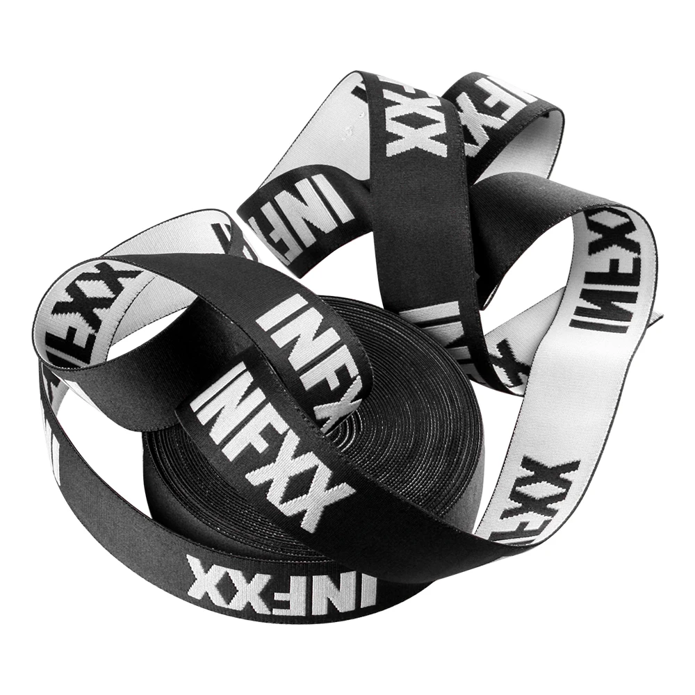 Gacent Webbing Manufacturer Custom Two Sides Jacquard Woven Spandex Nylon Webbing For Garment & Underwear