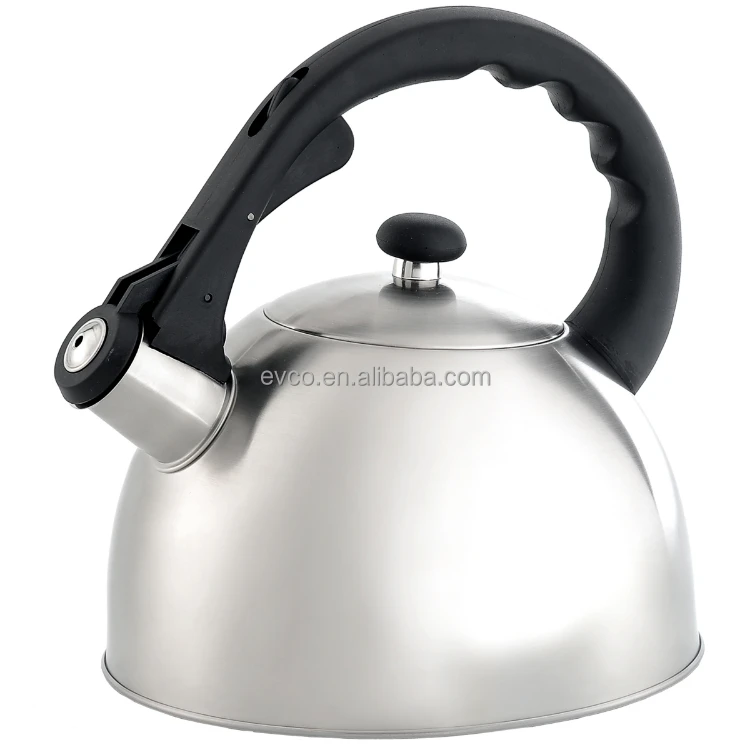 Satin Splendor 2.8 Qt. Stainless Steel Whistling Tea Kettle