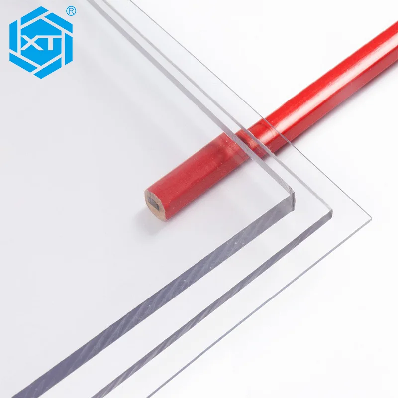 XINTAO Wholesale 1mm 0.5mm Clear Thick High Gloss Acrylic PMMA PC Laminated Polycarbonate Sheet