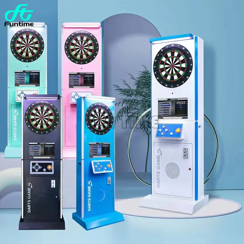 FunTime Coin Operated Games Arcade Electronic Automatic Bar Game Dart Machine For Sale