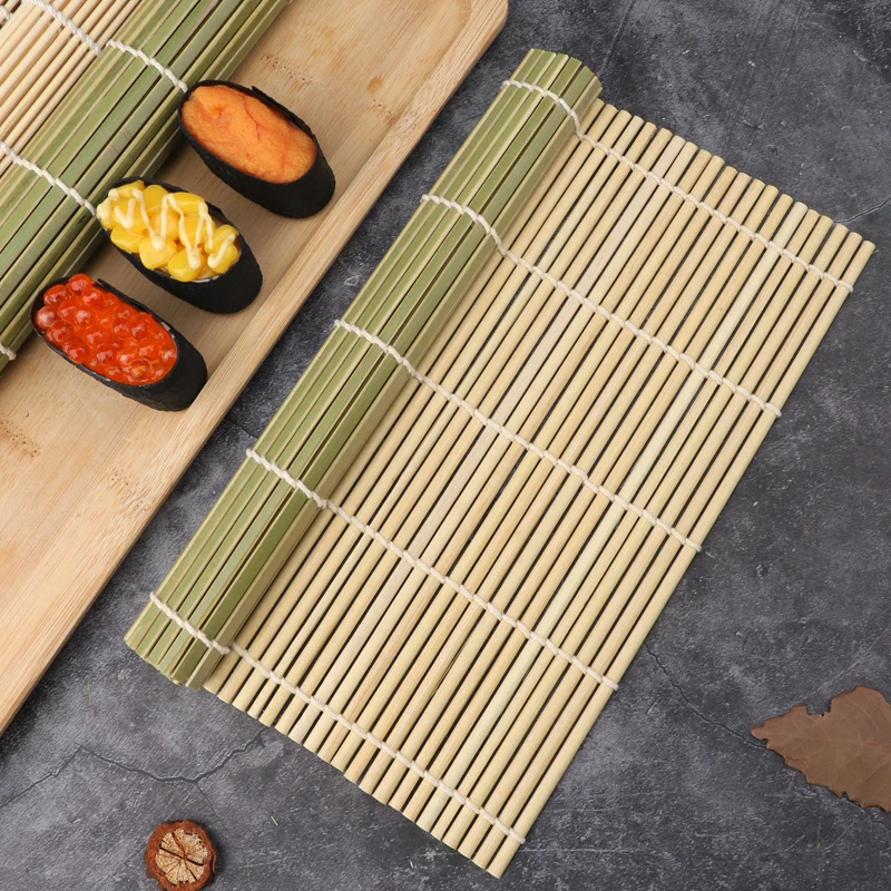 Eco-frindly natural bamboo sushi set cooking tool healthy bamboo sushi mat suitable for sushi restaurants