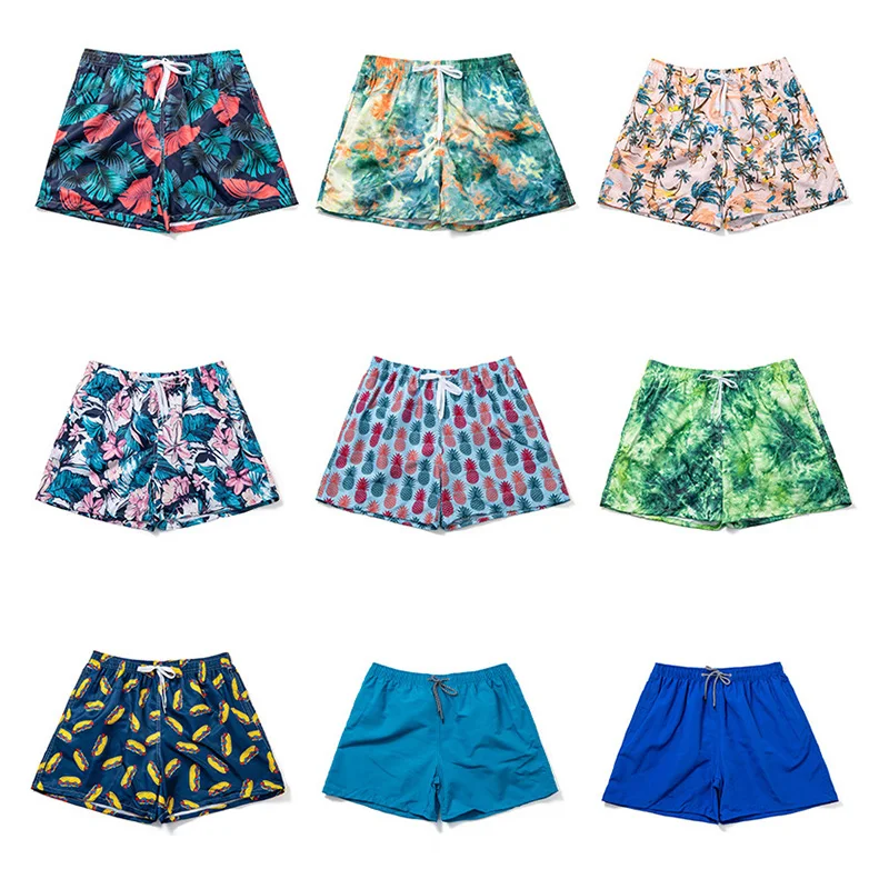 Multi Colors High Quality Quick Dry Nylon Beach Shorts S-2XL Swim Surf Board Shorts Loose Casual Trunks for Men short swim trunk