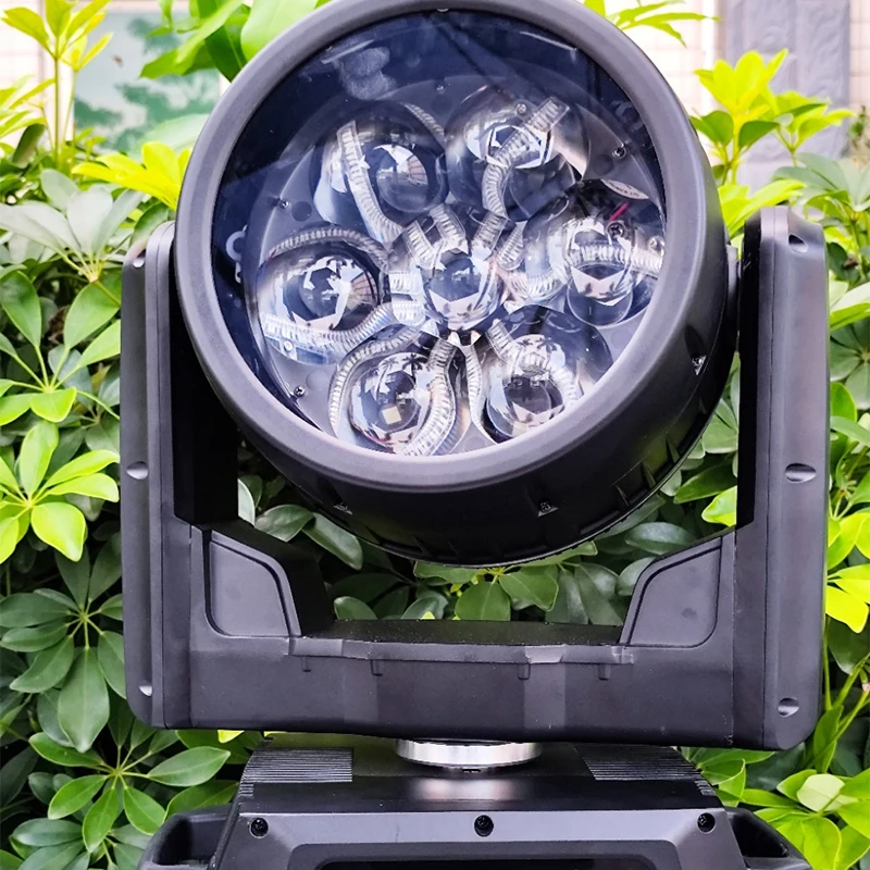 FYY Outdoor waterproof 7pcsx60W leds RGBW 12x3W RGB LED tungsten filament IP65 Bee Eye moving head light with Backlight of stage