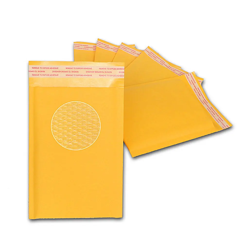 Factory Wholesale Kraft Paper Bubble Envelopes Mailers Padded Shipping Kraft Bubble Envelope Bag