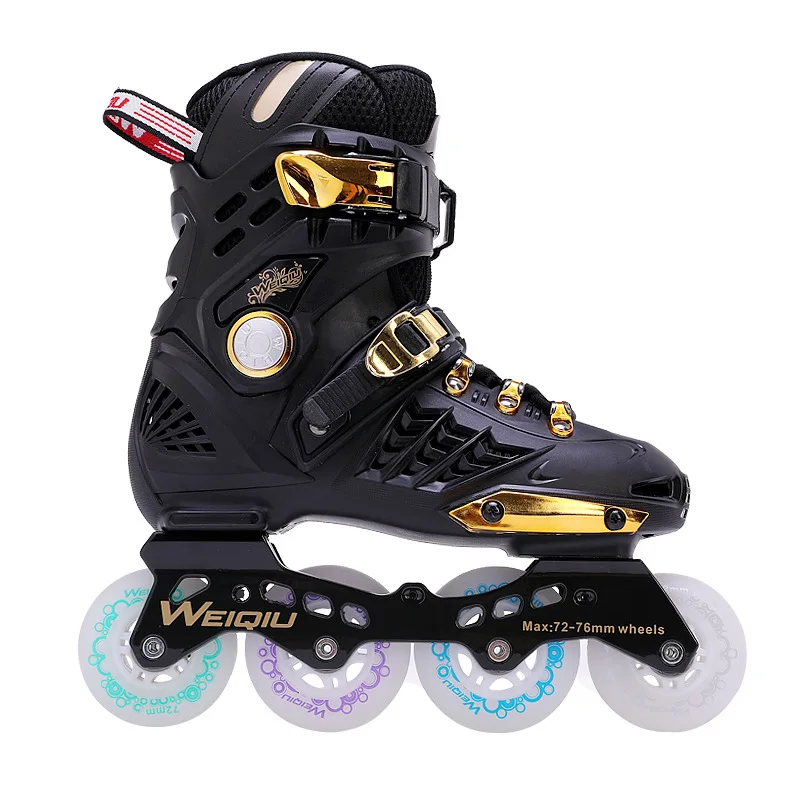The skating shoes   Male and female adult beginner skating inline wheel roller skates