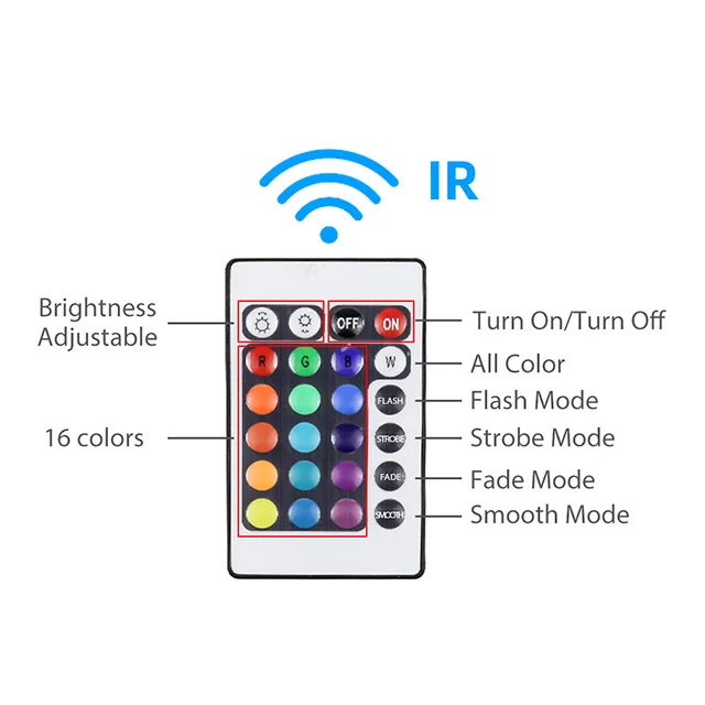 Drop Shipping Quickly delivery Sunset Projector Lamp 16 colors RGBW with remote control Aluminum for Live video or take photos