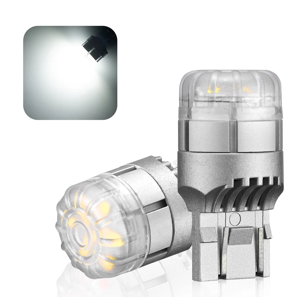 Novsight Factory T20 led T25 3157 9SMD 7443 LED P27W 3156 Car parts 1156 1157 auto white brake turn signal light bulb
