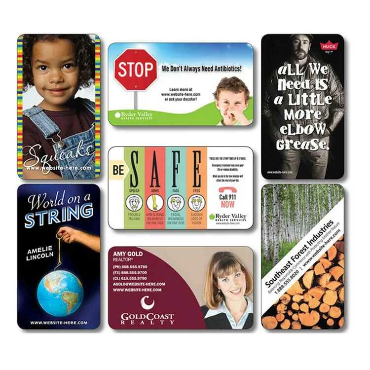 customized Magnetic Business Cards fridge magnet sticker For Advertisement And Promotion