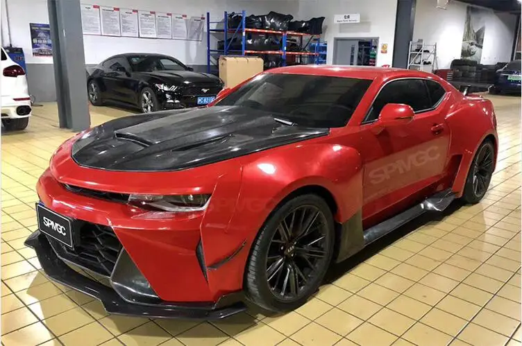 SPMGC капот из углеродного волокна для chevrolet camaro 2017-2019 переднего