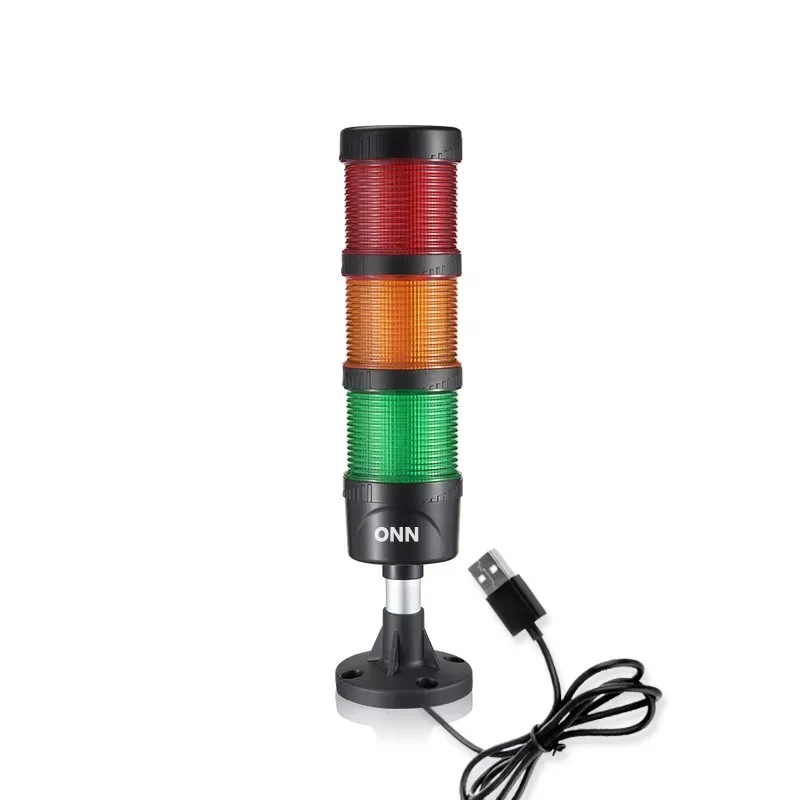 ONN M4F-USB 5V USB LED Signal Tower Light With Buzzer Muti-Function Machine Light For Industry