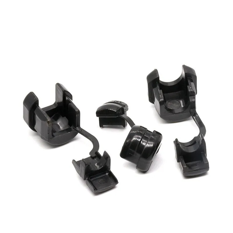 Round Nylon Strain Relief Bushing black