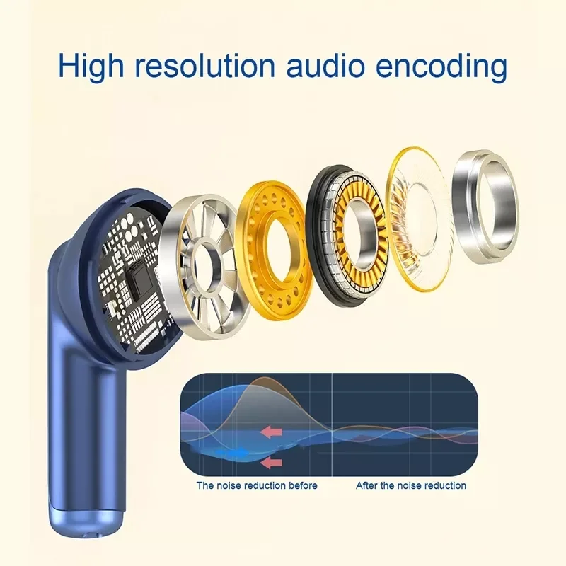 2022 ANC Earbuds True Active Noise Cancellation ENC Low Latency TWS XY70 Wireless Earphone