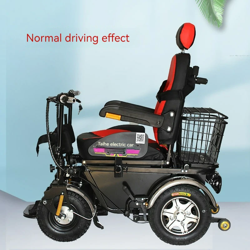Manual and electric dual mode standing up handicapped wheelchair Standing Power Wheelchair orthopedic wheelchair