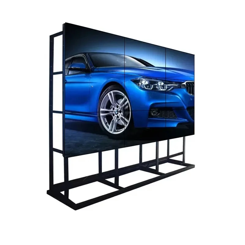 LCD Video Walls Indoor HD Digital Large Screen Display Video Wall 55 Inch 3x3 Splicing Screens Xx.video Xx Outdoor Led Screen