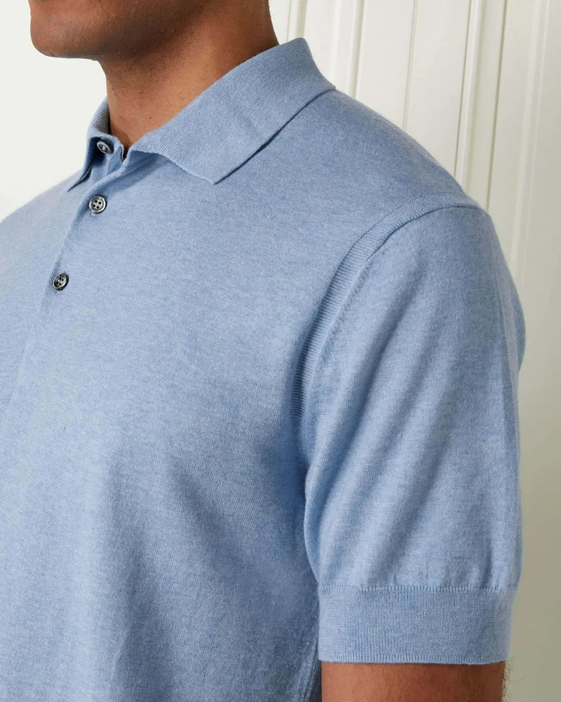 [Free Sample] OEM/ODM Men POLO Shirts Sweater Custom Logo Men Summer Knit Cotton POLO Shirts