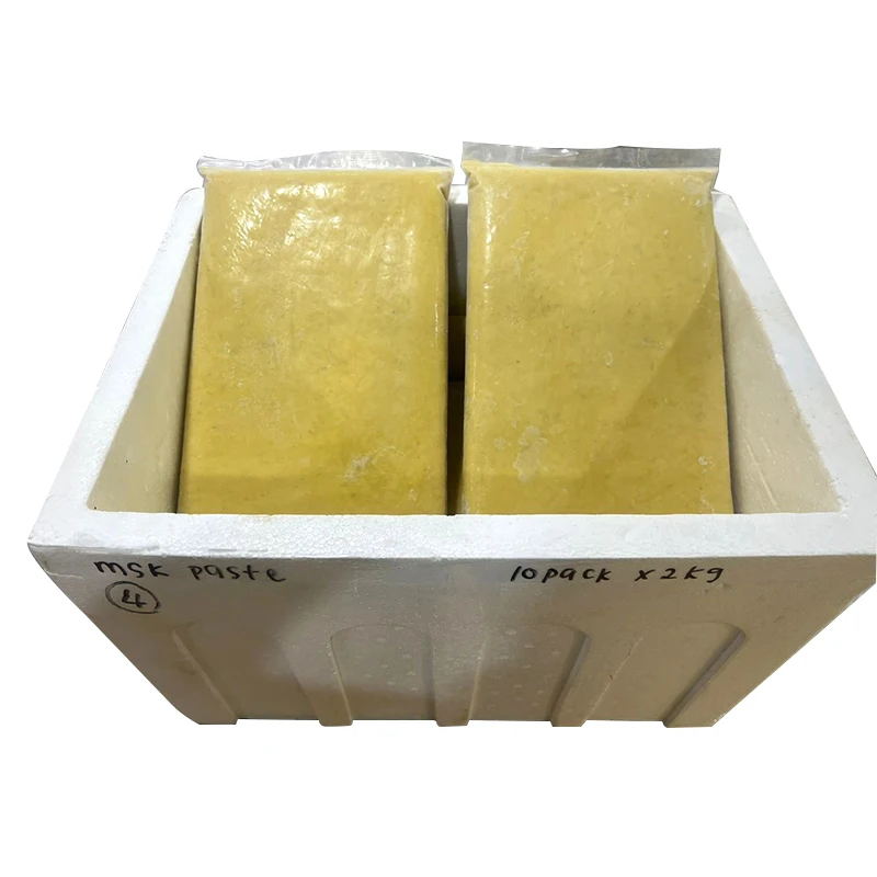 Fresh Food Old Tree Durian Puree Premium Frozen 100% Pure Musang King Durian Paste For Sale