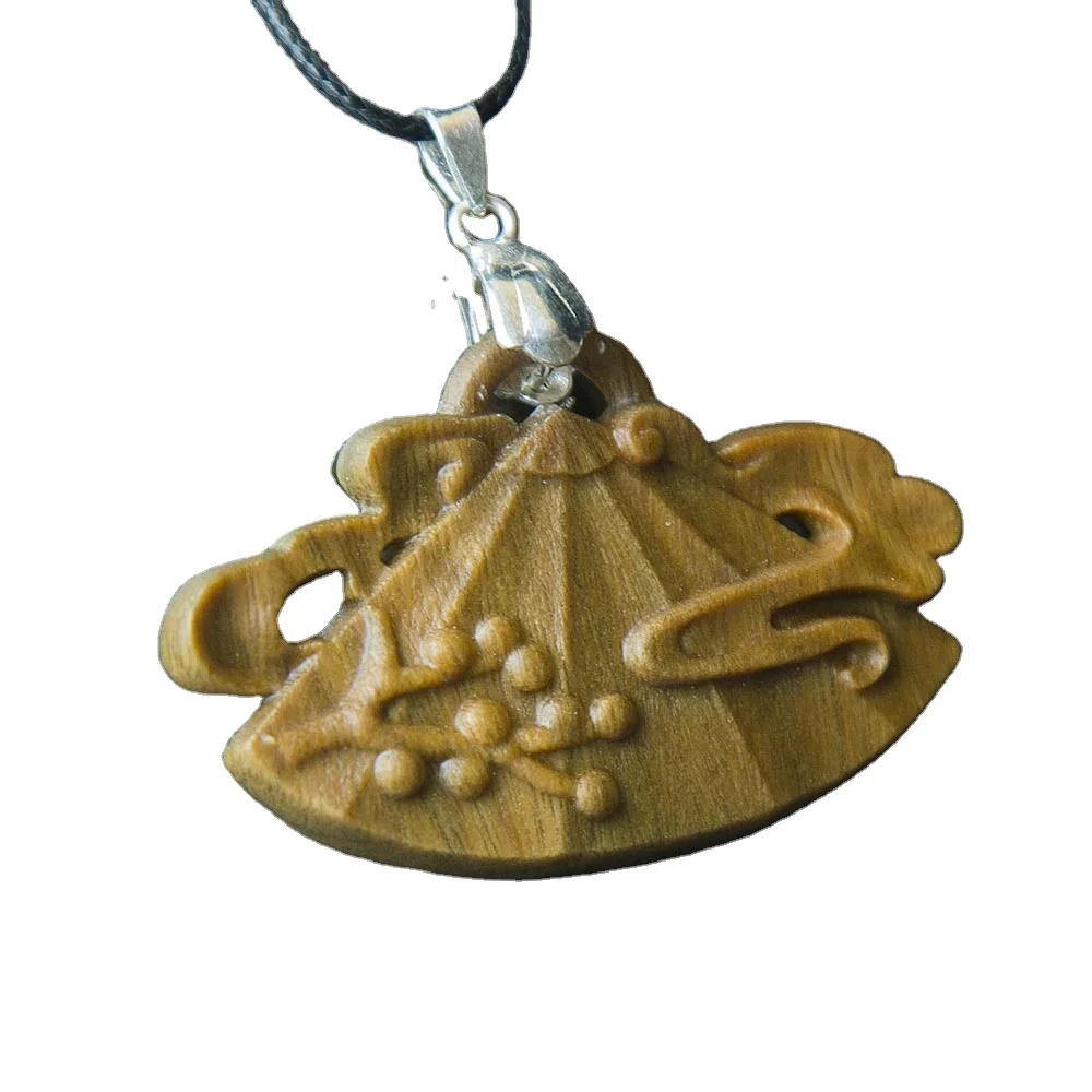 Necklace Promotion Exquisite Necklace High Quality Fashion Simple Wooden Necklace Custom wooden ornaments pendant