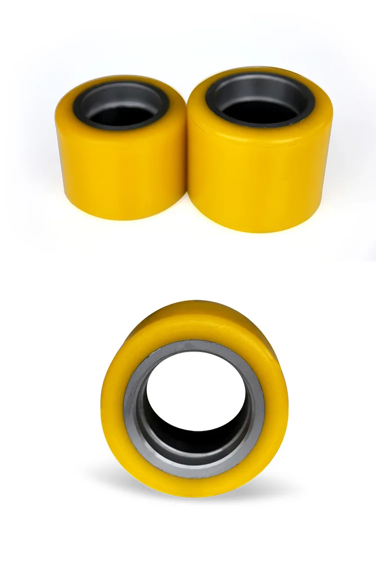 Electric forklift accessories carrying wheels polyurethane wheels PU wheels