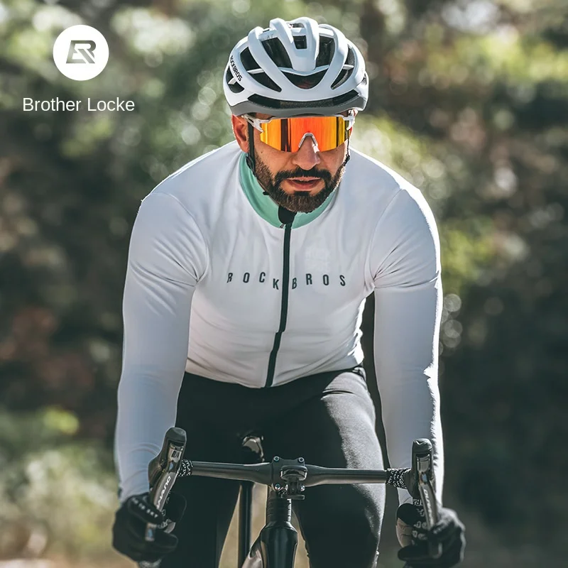 Unisex Locke Brothers Cycling Clothing Set Long-Sleeved Fleece Trousers Breathable Warm Autumn Winter Bicycle Riding OEM Men