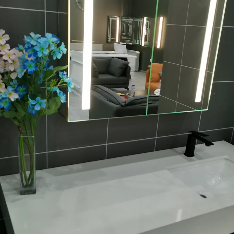 Factory wholesale demister touch sensor timer dimmer CCT 3000k 4000k 6000k led spiegel kastje mirror cabinet vanity bathroom