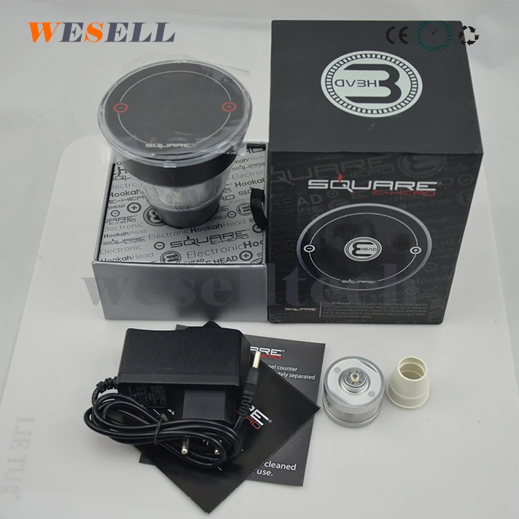 
in stock!!!Square electronic shisha e hookah square ehead 
