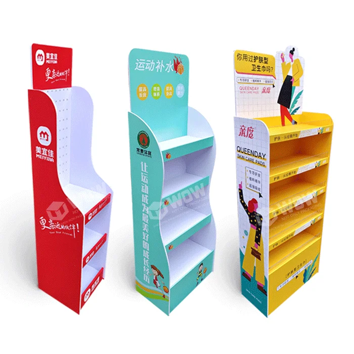 Customized PVC Retail Product Display Stand  PVC Display Stand Suitable For Supermarket Stores