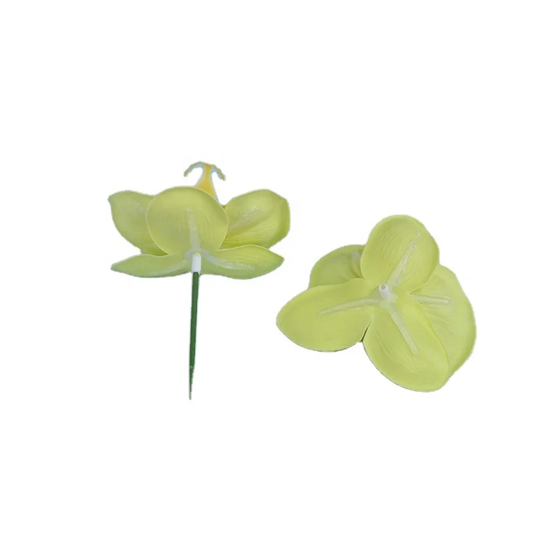 Hot Sale Artificial Silk Flowers Phalaenopsis Christmas Decorations Wedding Bouquets Soap Flower Butterfly Orchid Head