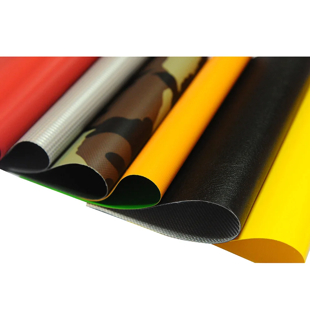 Sample Offer PVC Tarpaulin Fabric for Outdoor Advertising 100% Polyester PVC Tarpaulin Fabric