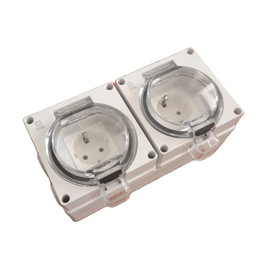 250V 16A  EU/Russia weatherproof wall socket  /EU design waterproof wall socket