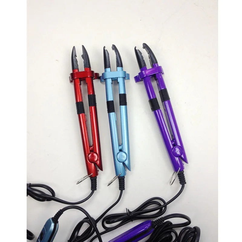 Professional Heat Connector Crimping Hair Curling Mini Flat Irons Hair Straightener For Keratin Hair Extensions