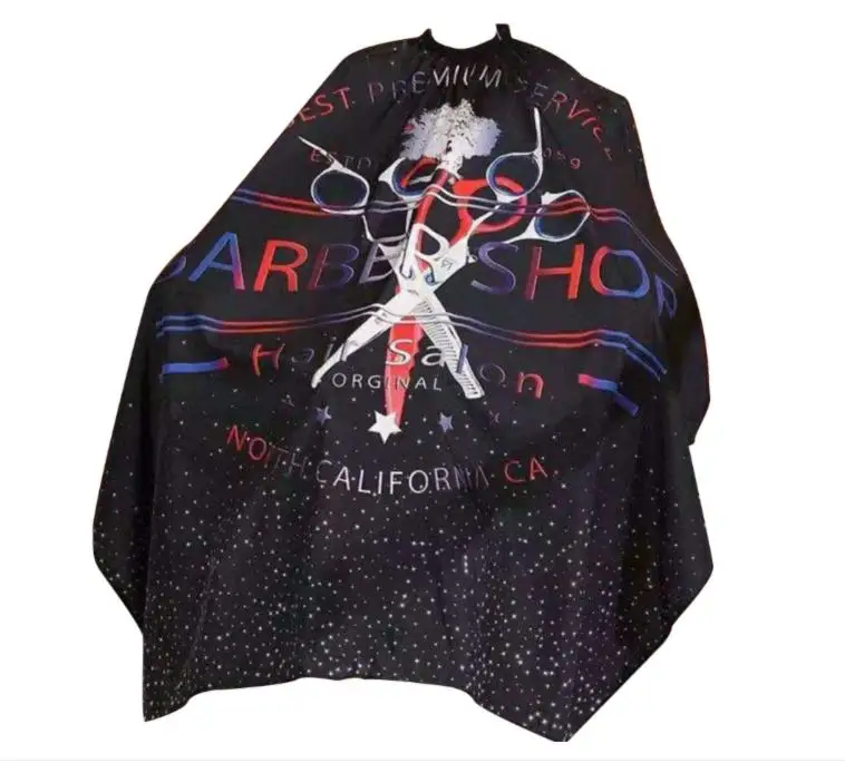 Hairdressing Apron Wrap Gown Cool Cutting Hair Waterproof Cloth Salon Barber Cape Hairdressing Hairdresser Apron Haircut Capes
