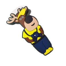 Creative PVC soft glue magnetic paste 3d letters cartoon refrigerator magnet sticker with custom logo