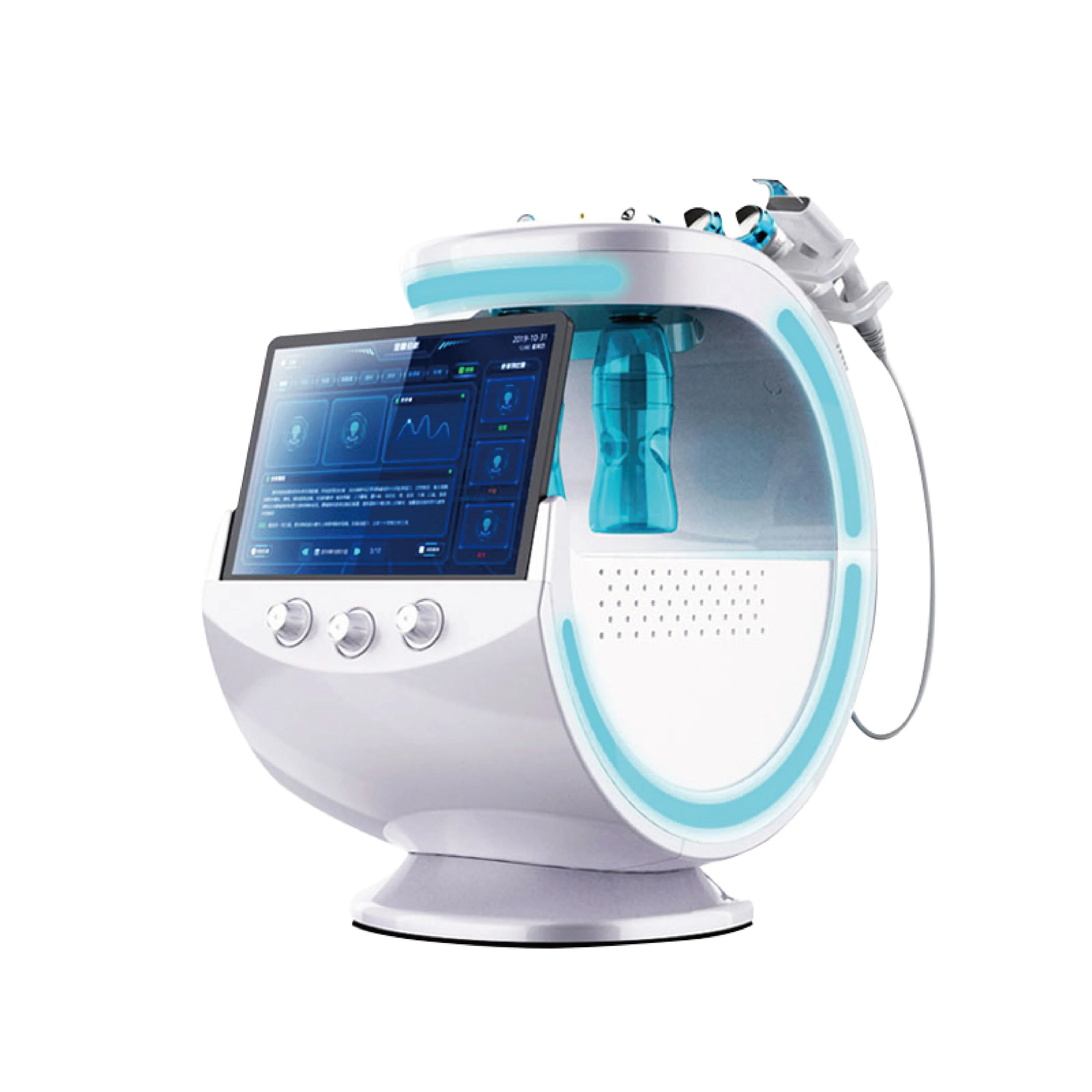 Ice Blue Hydrofacials Machine 2021 Skin Care Hydrodermabrasion Facial Machine Beauty Device 6 in 1 Hydro Facial Machine