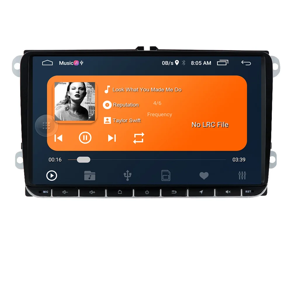YHT Android 10 9 inch 2 Din Car Radio Car DVD Player For VW Volkswagen PASSAT POLO GOLF 5 6 Autoradio GPS Wifi BT Multimedia