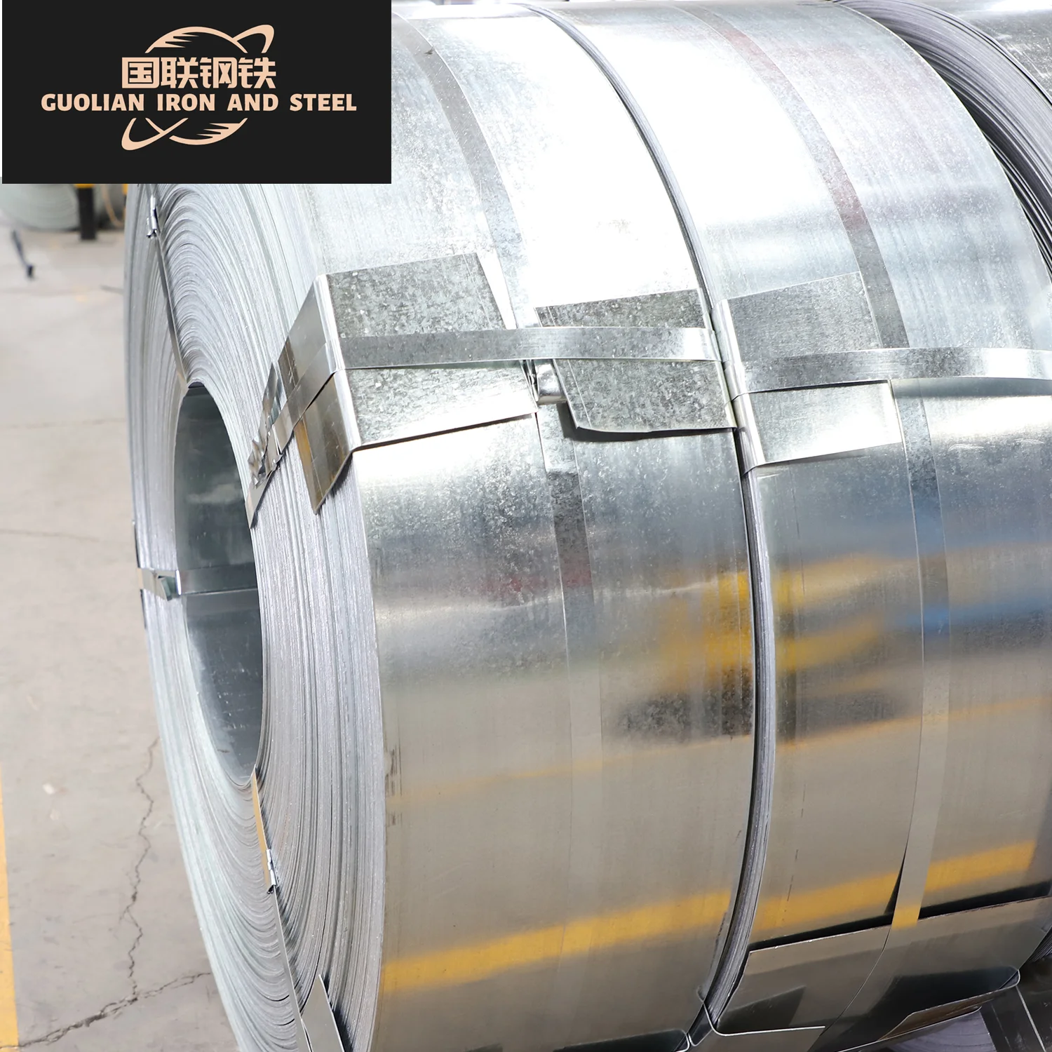 
cold rolled Zinc Coated hot dipped Galvanized Steel strip coil for binding belt 