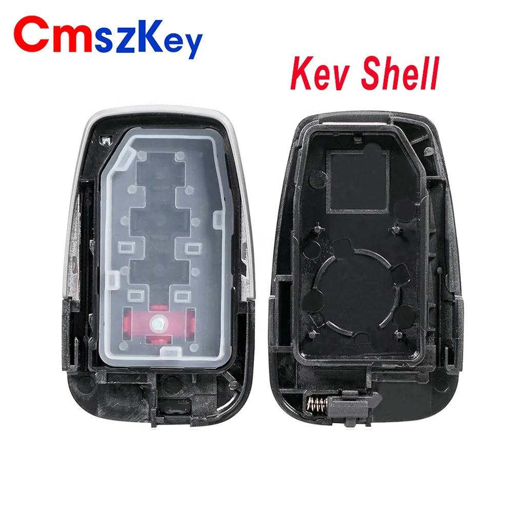 For 2018 2019 Toyota Camry Prado 2B 3B 4B Smart Remote Key Fob Shell Case With Emergency Insert Key Blade