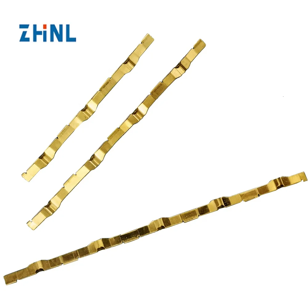EU Power electric extension strip stamping terminal contact Strip-stamping Parts Contact ROHS stamping high purity brass contact
