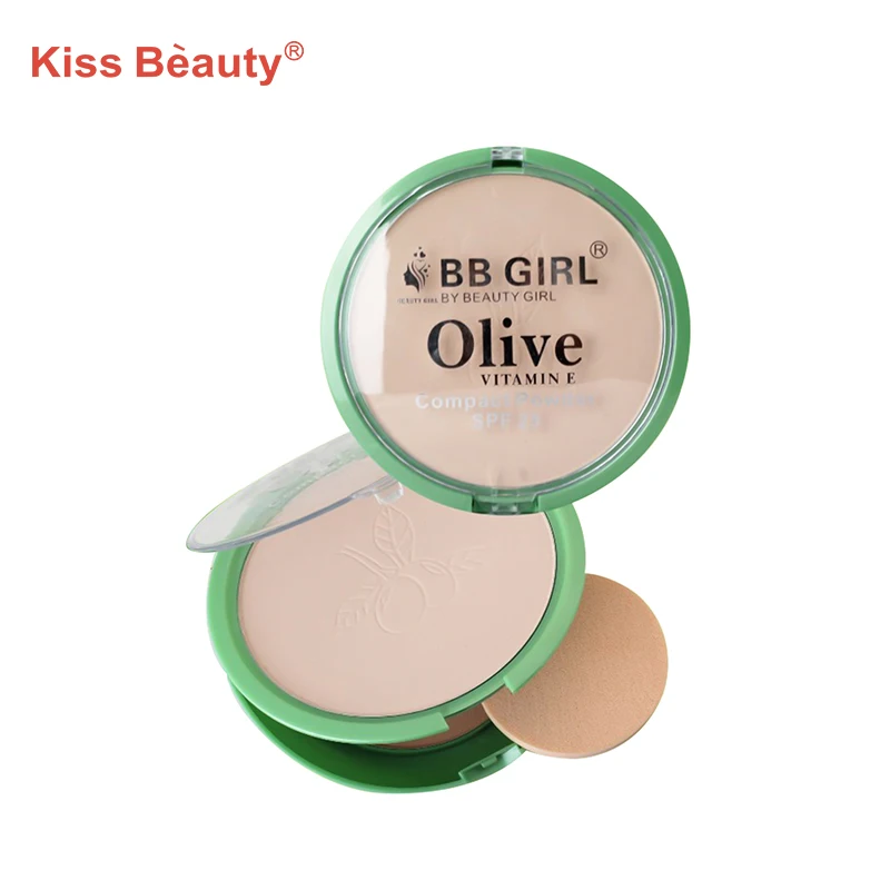 
kiss beauty compact powder BB girl olive cosmetics makeup products face powder 