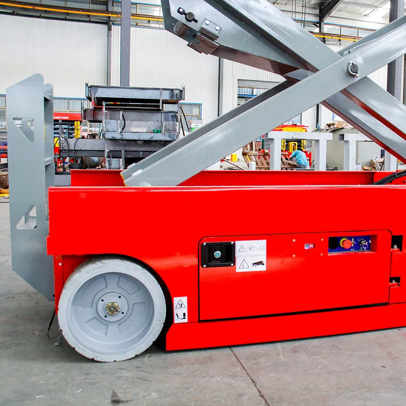 4-18m elevated mobile work platform easily move vertical platform lift